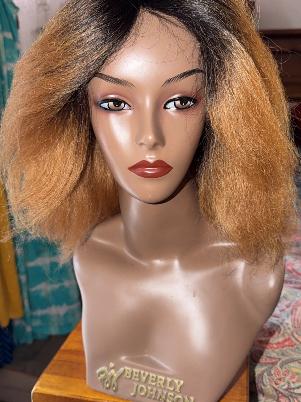 Ombre Brown to Honey Blonde Women’s Wig